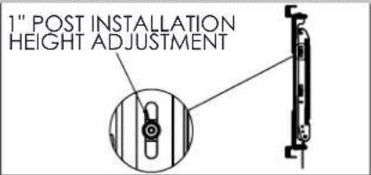 SANUS VLC1 - Dimensions (in. [mm]) - 5