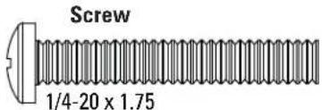 SANUS VLC1 - Hardware for STEP 2C Steel Stud Installation [Steel Stud Anchor Kit is NOT INCLUDED] - 2