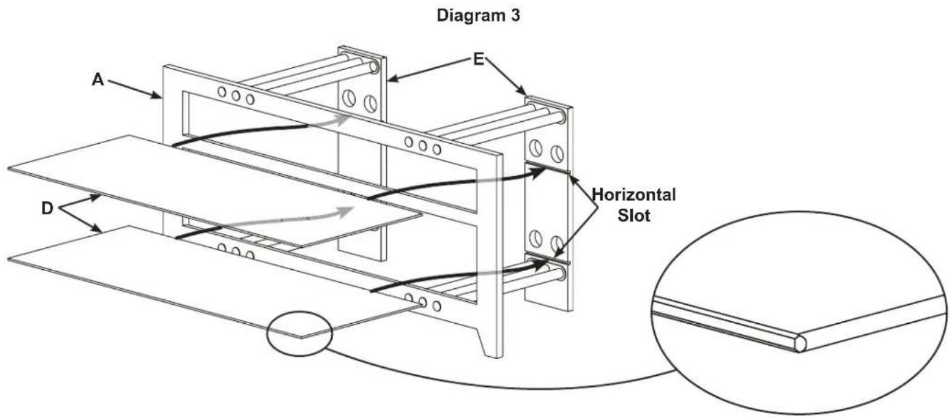 Diagram 3 A E Horizontal Slot D