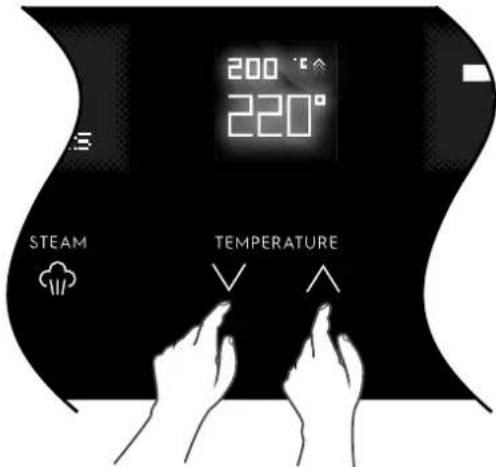 ELECTROLUX EVE614SD - Selecting a temperature - 1