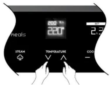 ELECTROLUX EVE614SD - Selecting a temperature - 1