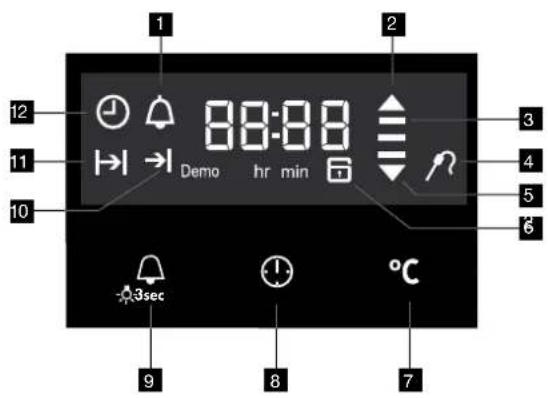 ELECTROLUX EVE614SD - Cooking with the timer - 1
