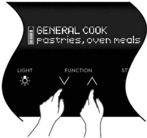 ELECTROLUX EVE614SD - Select a cooking function - 1