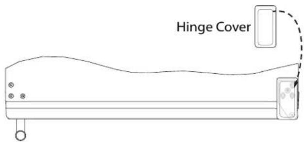 Marvel MOCR215-SS01B - To install hinge cover: - 1