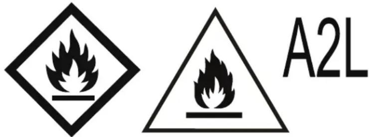 Element EWR18C - WARNING for Using R32 Refrigerant - 1