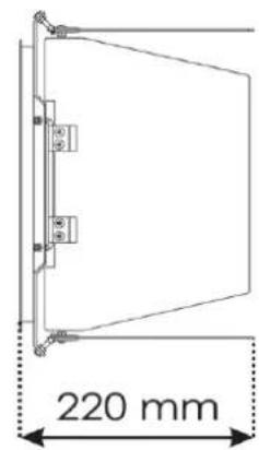 Showtec Solar FL-550 - Dimensions - 4