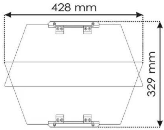 Showtec Solar FL-550 - Dimensions - 2