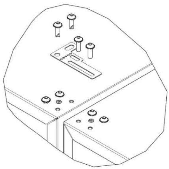 U-Line UHRE124-BS81A - Side-by-Side Installation with Bracket - 1