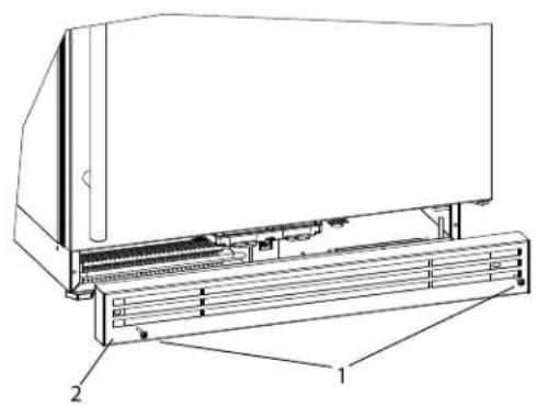 U-Line UHRE124-BS81A - Installing the grille - 1