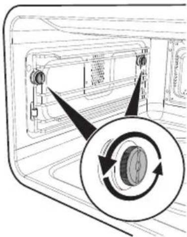 SMEG SFA4390MXK - Removing racks/trays support frames - 1