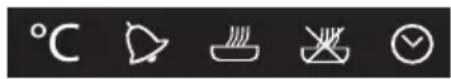 SMEG SFA4390MXK - If a Grill function is selected: - 1