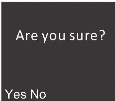 Are you sure? Yes No