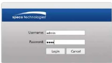 Speco Technologies O4FB2 - Web Access and Login - 3