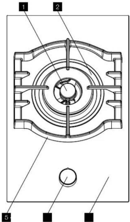 ELECTROLUX EHG643BA - Description of the burner - 3