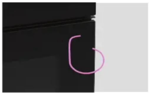 Fisher & Paykel OM60NMTNG1 - Opening the door manually - 1