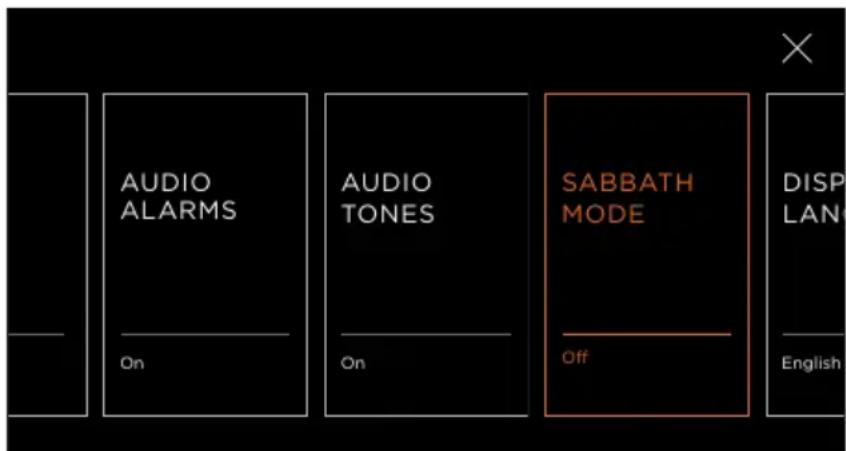 Fisher & Paykel OS76NDTDB1 - During Sabbath Mode - 1