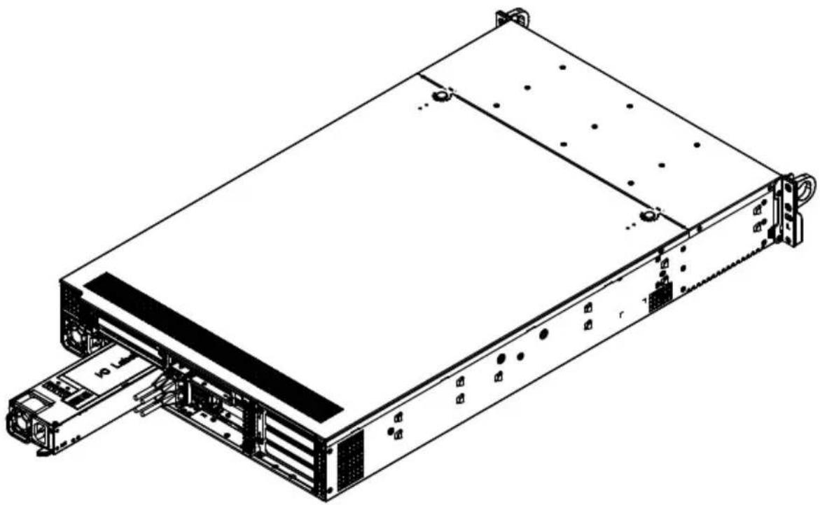 Supermicro SuperServer 2028U-TRTP+ - Replacing the Power Supply - 1