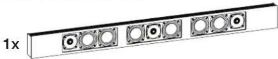 Paradigm Decor 2S v2 - 1x Soundbar - 1