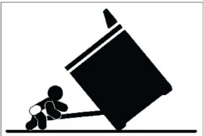 BERTAZZONI MAS365INMNEV - WARNING-TIPPING HAZARD - 1