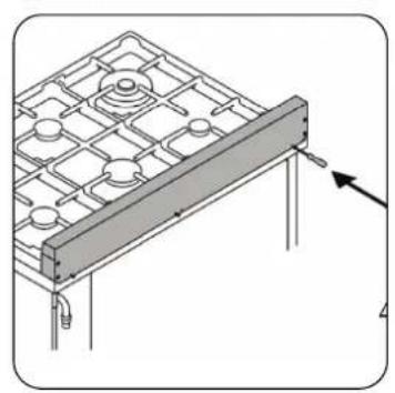BERTAZZONI MAS365INMNEV - INSTALLING BACKGUARD (OPTIONAL) - 8