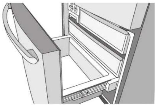 ELECTROLUX EBE5007 - Freezer bottom bin - 1