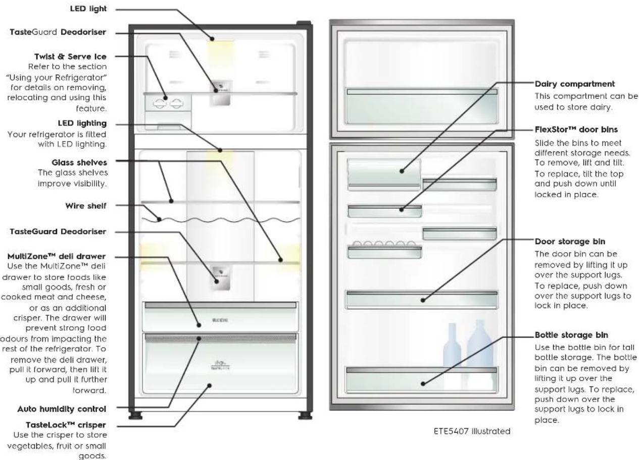 ELECTROLUX EBE5007 - TOP MOUNT - 1