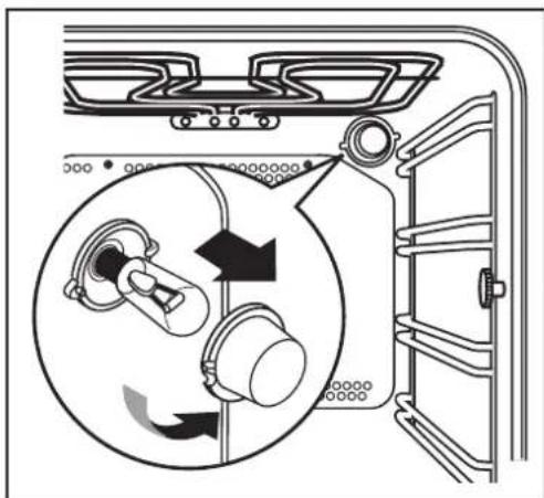 ELECTROLUX EKM6701X - Oven lamp replacement - 3