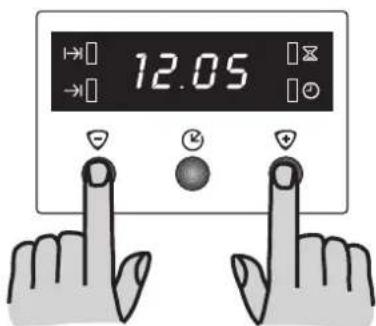 ELECTROLUX EKC6707 - How to switch off the display - 5