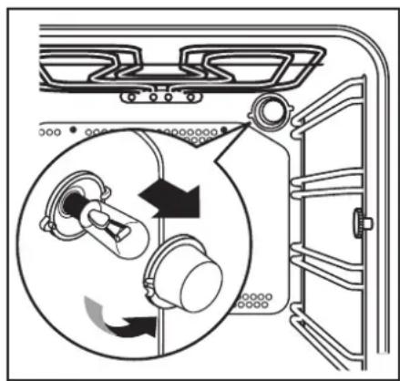 ELECTROLUX EKC6707 - Oven lamp replacement - 3