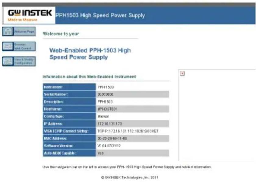 GW Instek PPH-1510D - PC Operation - 1