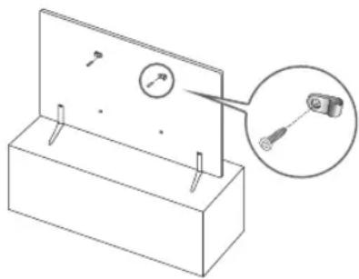 SAMSUNG UE40NU7100U - Preventing the TV from falling - 1