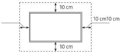 SAMSUNG UE65TU7540U - Providing proper ventilation for your TV - 2