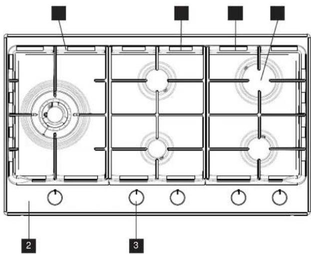 ELECTROLUX EHG641SEA - PART NAMES (CONTINUED) - 2