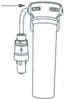 Fisher & Paykel E522BRXFDJ5 - Connecting your water filter cartridge - 1