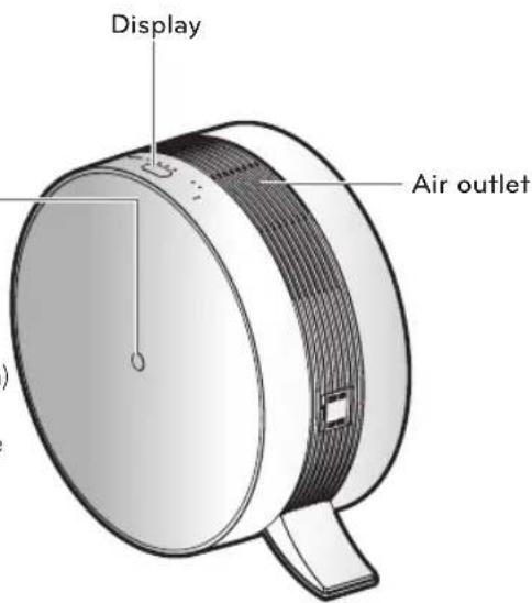 LG AS401VGA1 - Air quality indicator light - 1