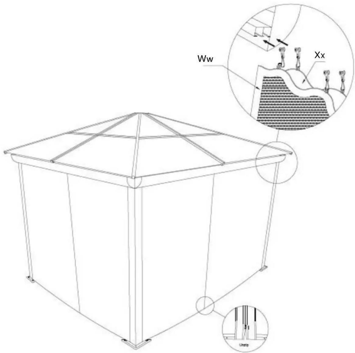 Gazebo Penguin 43200-32 - Step 15: - 1
