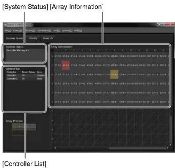 [System Status] [Array Information] System Status Controller Working45 Controller List Controller 1 Controller 2 Array Information D:\11E D:\24 C:\34 C:\46 C:\56 C:\68 D:\76 D:\96 C:\108 C:\118 D:\126 D:\16 D:\24 D:\11E D:\15 D:\31 C:\46 C:\56 C:\68 D:\76 D:\96 C:\108 C:\118 D:\126 D:\16 D:\24 D:\11E D:\24 C:\34 C:\46 C:\56 C:\68 D:\76 D:\96 C:\108 C:\118 D:\126 D:\16 D:\24 D:\11E D:\23 C:\33 C:\43 C:\53 C:\68 D:\76 D:\96 C:\108 C:\118 D:\126 D:\16 D:\24 D:\11E D:\22 C:\32 C:\42 C:\52 C:\68 D:\76 D:\96 C:\108 C:\118 D:\126 D:\16 D:\24 D:\11E D:\21 C:\31 C:\47 C:\97 C:\97 E:\76 E:\24 D:\81 C:\97 C:\108 C:\118 D:\126 D:\16 D:\24 Array Preview [Controller List]