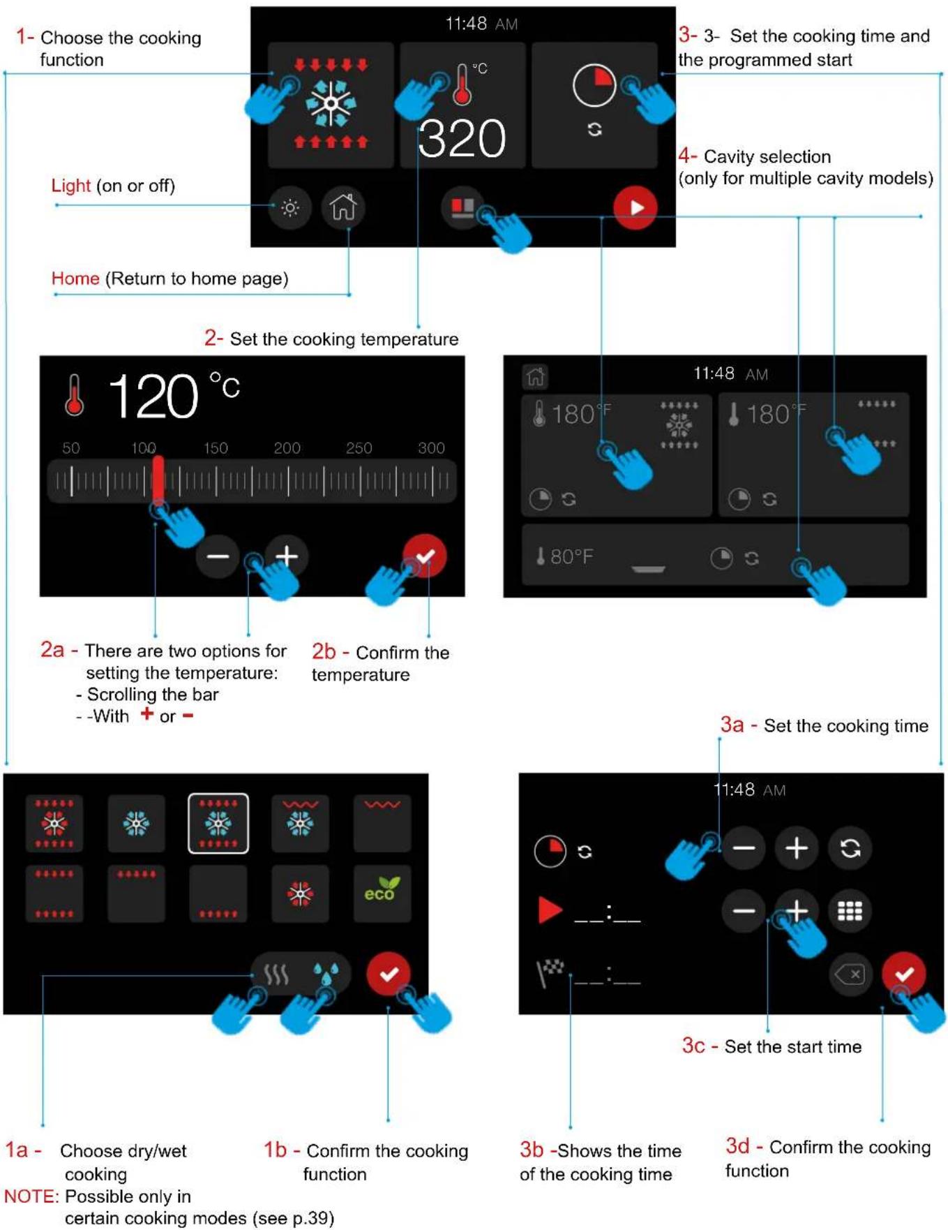 ILVE L096WMPWH - - Mod. static oven E3 with TFT touch - 1