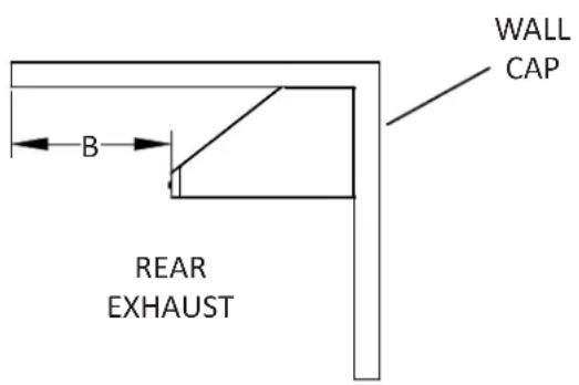 WALL CAP B REAR EXHAUST