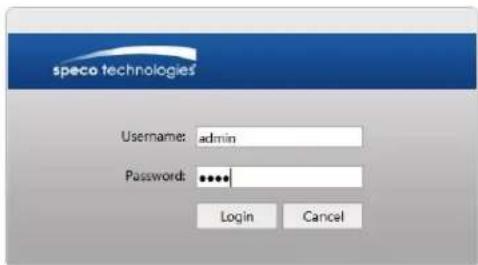 Speco Technologies O4BDD2 - Web Access and Login - 3