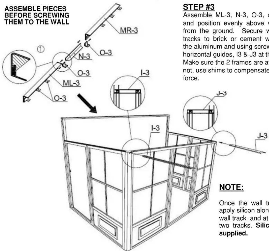 Gazebo Penguin W1207-12 - STEP #2 - 2