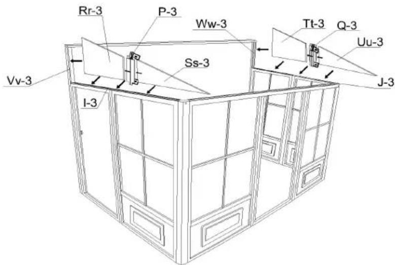 Gazebo Penguin W1207-12 - STEP #4 - 1