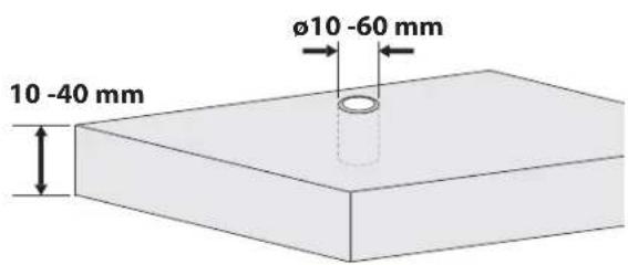 Rocstor ErgoReach EP9 - Grommet Mounting - 2