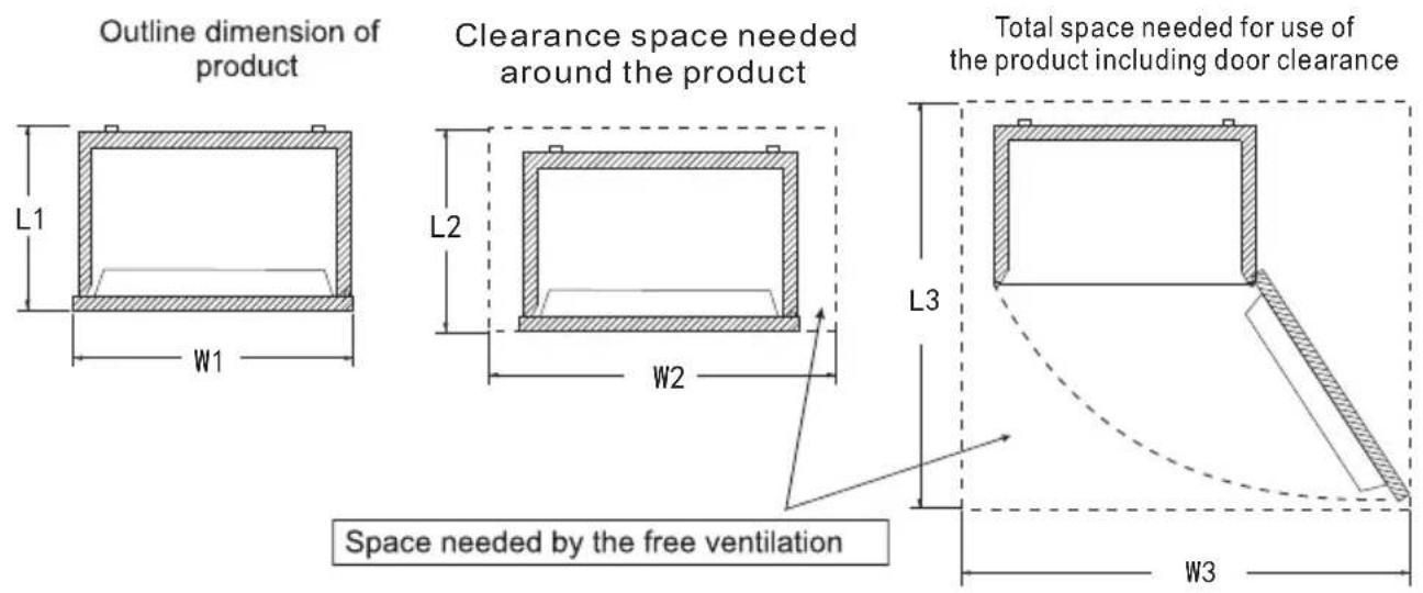 TCL P272TMW - Handling and placement - 1