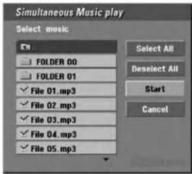 LG RH7824CP3L - To listen to music while slide show simultaneously - 2