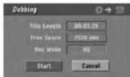 LG RH7822CW1L - Dubbing from DVD to HDD - 2
