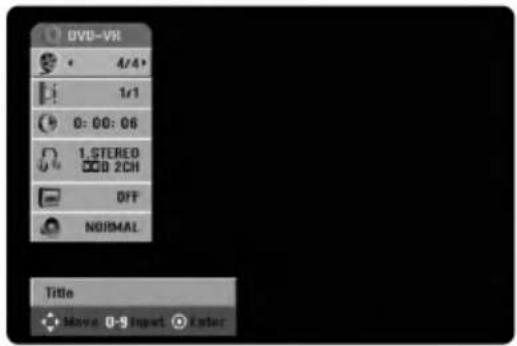 LG RH7822CW1L - Displaying Disc Information on-screen - 2