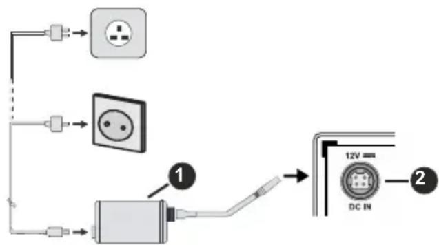 TOSHIBA 32L2263DA - Power Connection(\*\*) - 1