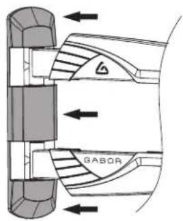 Gabor FSM-S - Attaching the Wall Bracket to Wooden Studs (cont.) - 2
