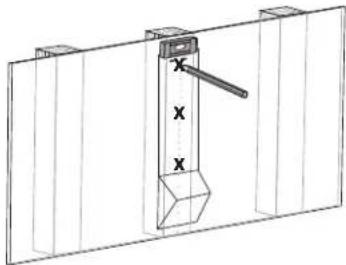Gabor FSM-S - Attaching the Wall Bracket to Wooden Studs - 2